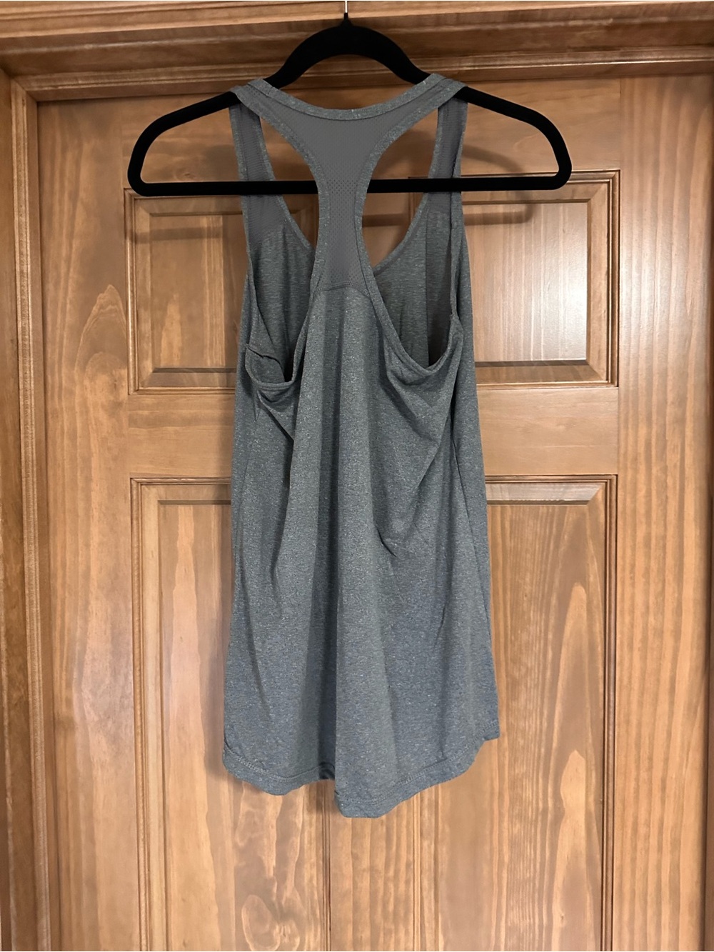 Xersion Gray Racerback Tank with Subtle Sheen - Picture 2 of 3